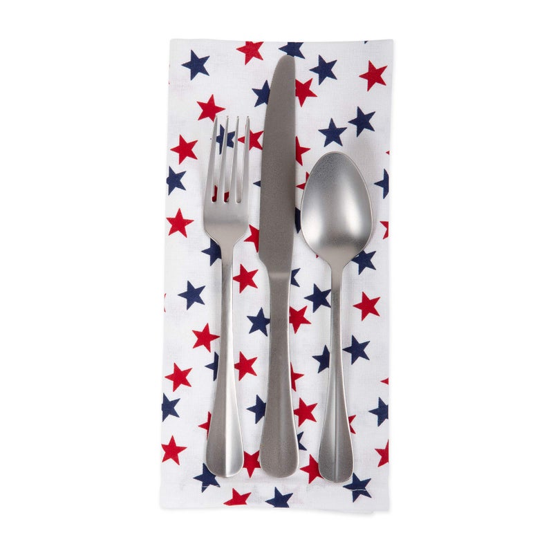 DII Americana Stars Kitchen & Tabletop Collection 4th of July & Memorial Day DÃ©cor, Napkins, 20x20, 6 Piece - Image 5